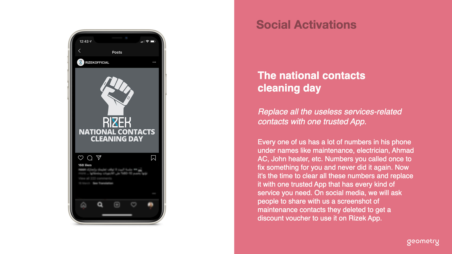 Social activation: Ask Rizek on Twitter. Plants, hair, nails, wellness: ask the heroes anything, get answers from the best in field.